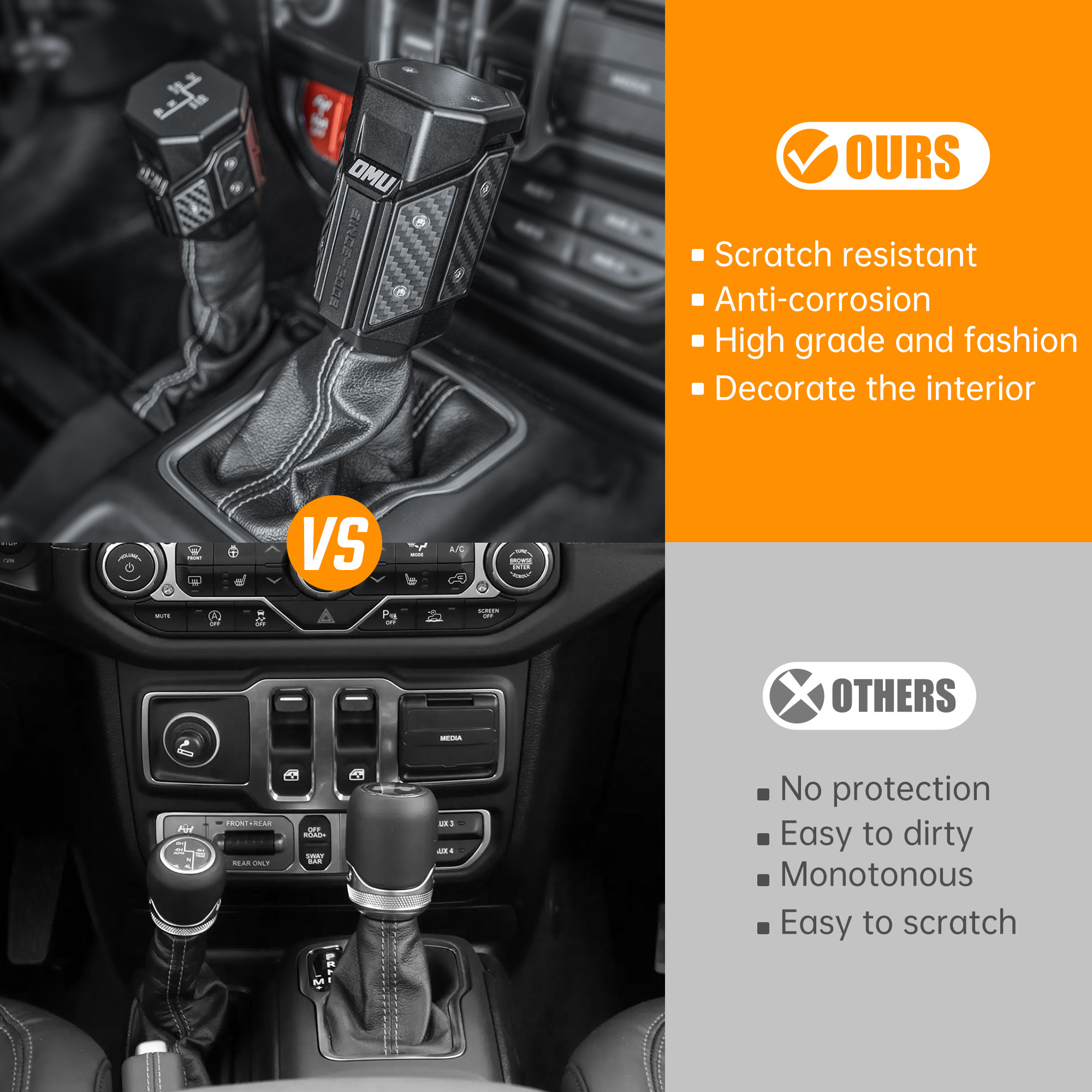 Aluminum alloy gear Shift-t knob automatic transmission transmission