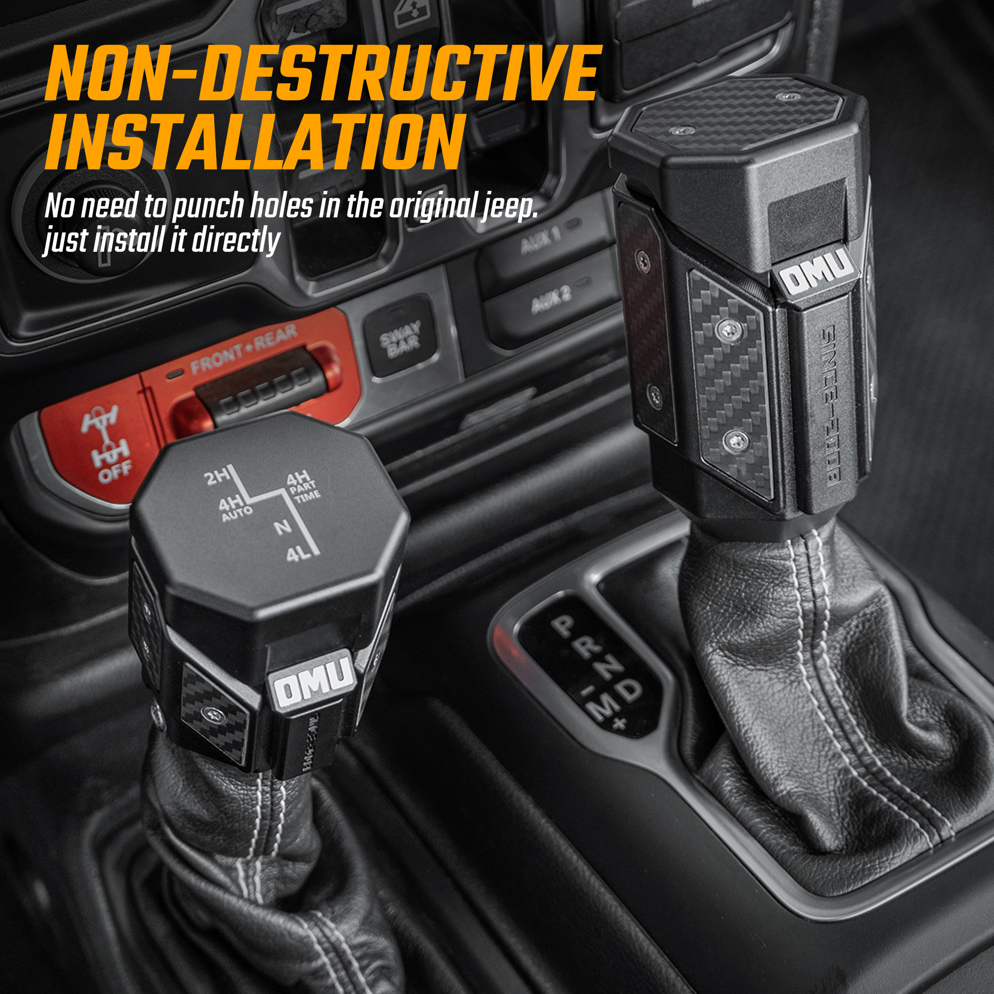 Aluminum alloy gear Shift-t knob automatic transmission transmission