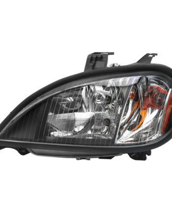 Black halogen headlight components are compatible with Freightliner