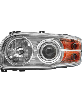 Chrome Headlights Assembly Compatible With 2008-2018 Peterbilt 388 389 Driver Side
