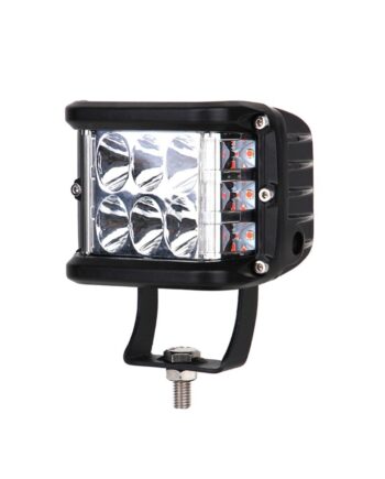 Car light two-color yellow three-sided work light