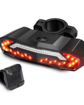 Bike Smart Brake Taillight USB Charging Alarm LED Taillight Waterproof